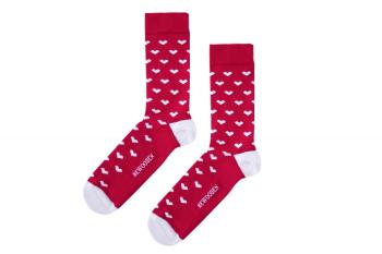 Ponožky z bavlny Heart Socks s možností výměny či vrácení do 30 dnů zdarma - 43 – 46