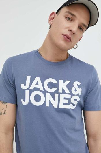 Bavlněné tričko Jack & Jones JJECORP s potiskem, 12151955