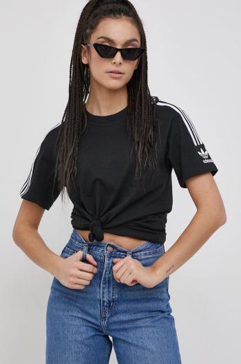 Bavlněné tričko adidas Originals HF7457 černá barva