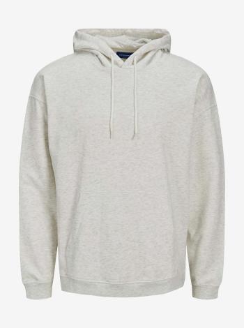 Světle šedá mikina s kapucí Jack & Jones Brink