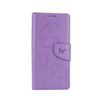 TopQ Pouzdro Xiaomi Redmi Note 9 knížkové Butterfly fialové 53880 (Sun-53880)