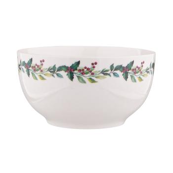 Altom Sada porcelánových misek Winter garland 600 ml, 6 ks