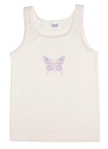 EWERS dívčí košilka Motýlek 116 smetanová