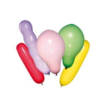 Balónky 25ks tvary mix barev