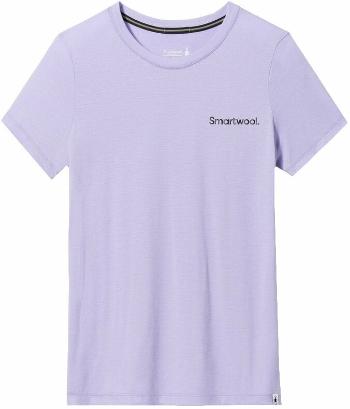 Smartwool Women's Explore the Unknown Graphic Short Sleeve Tee Slim Fit Ultra Violet L Tričko