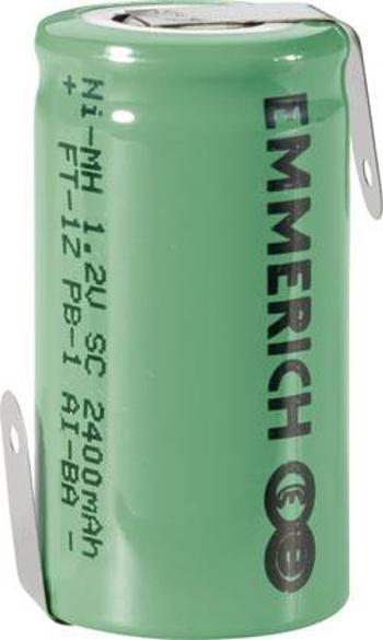 Akumulátor NiMH Emmerich SUB C2400 mAh, ZLF