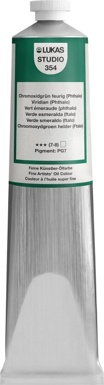 Lukas Studio Aluminium Tube Olejová barva Viridian (Phthalo) 200 ml 1 ks