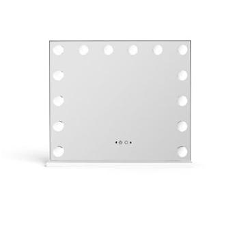 Hollywood zrcadlo s LED žárovkami a MDF základnou bílé (8595654702803)