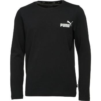 Puma ESS NO.1 LOGO LS TEE B Dětské sportovní triko, černá, velikost