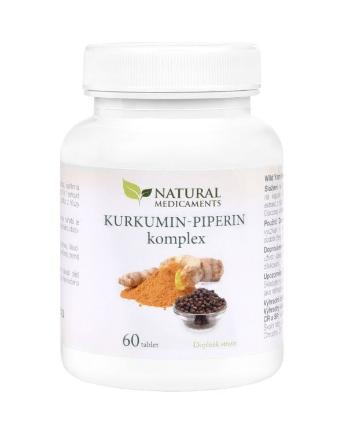 Natural Medicaments Kurkumin-piperin komplex 60 tablet