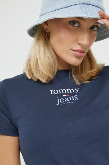 Tričko Tommy Jeans tmavomodrá barva
