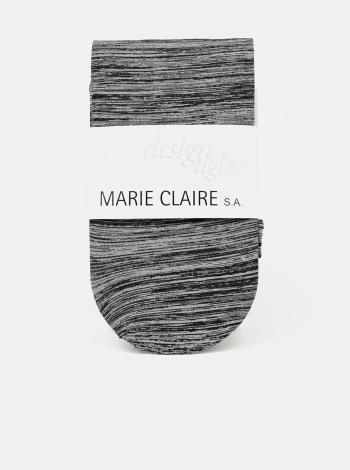 Šedé žíhané punčochové kalhoty Marie Claire