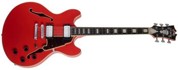 D'Angelico Premier DC Stop-bar Tailpiece Fiesta Red