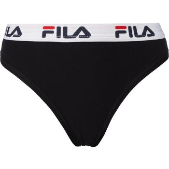 Fila WOMAN STRING Dámské kalhotky, černá, velikost