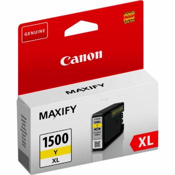 CANON PGI-1500-XL Y - originální cartridge, žlutá, 12ml