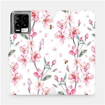 Flip pouzdro na mobil Realme 8 Pro - M124S Růžové květy (5903516716982)