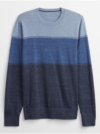Modrý pánský svetr everyday crewneck sweater