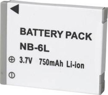 Náhradní baterie pro kamery Conrad Energy NB-6L, 3,7 V, 600 mAh