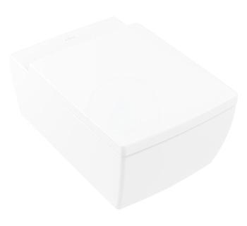 VILLEROY & BOCH Memento 2.0 Závěsné WC, zadní odpad, DirectFlush, CeramicPlus, alpská bílá 4633R0R1