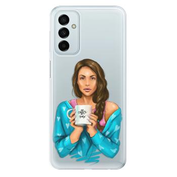 Odolné silikonové pouzdro iSaprio - Coffe Now - Brunette - Samsung Galaxy M23 5G