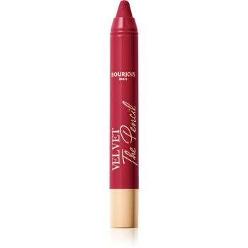 Bourjois Velvet the Pencil rtěnka v tužce s matným efektem odstín 08 Rouge Di'vin 1,8 g