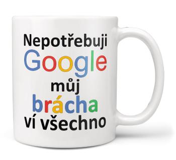 Hrnek Google - Brácha (Náplň hrníčku: Žádná)