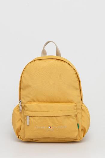 Dětský batoh Tommy Hilfiger žlutá barva, velký, s potiskem