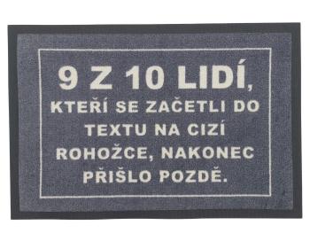 Mujkoberec.cz Rohožka, která zdržuje 40x60 cm - 40x60 cm Šedá
