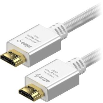 AlzaPower AluCore Premium HDMI 2.0 High Speed 4K 1.5m stříbrný (APW-CBHDP215S)