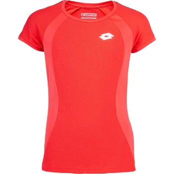 Lotto SQUADRA G TEE PL Dívčí tenisové triko, červená, velikost XL