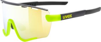 Uvex Sportstyle 236 Set - black lime mat/mirror yellow + clear uni