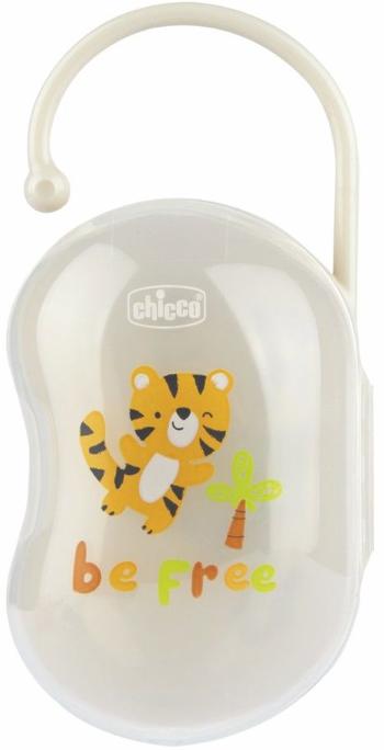 Chicco Pouzdro na dudlík dvojitý Easy Box neutrál - tiger