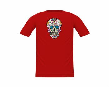 Dětské tričko Mexická lebka
