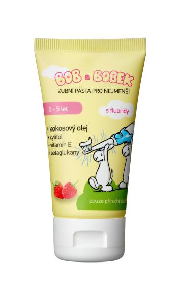 Bob & Bobek dětská zubní pasta s příchutí malin a jahod (0-5 let), 50 ml