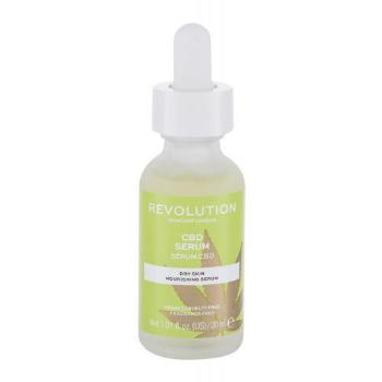 Revolution Skincare CBD Nourishing Serum 30 ml pleťové sérum na suchou pleť; proti vráskám; výživa a regenerace pleti; na citlivou a podrážděnou pleť