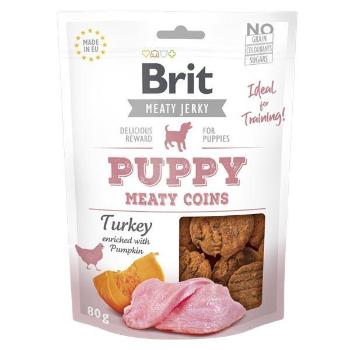 Brit Jerky Puppy Turkey Meaty Coins 80g