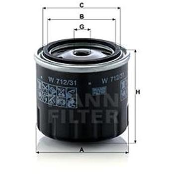 MANN-FILTER W712/31 (W712/31)