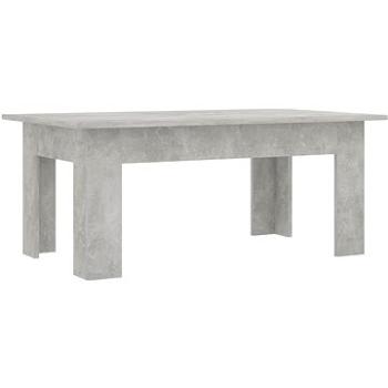 Konferenční stolek betonově šedý 100 × 60 × 42 cm dřevotříska (801183)