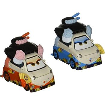 Mattel Cars 3 auta 2 ks Okuni a Shigeko