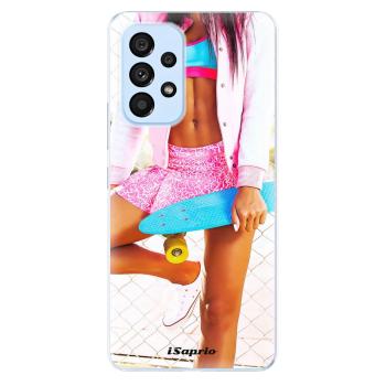 Odolné silikonové pouzdro iSaprio - Skate girl 01 - Samsung Galaxy A53 5G