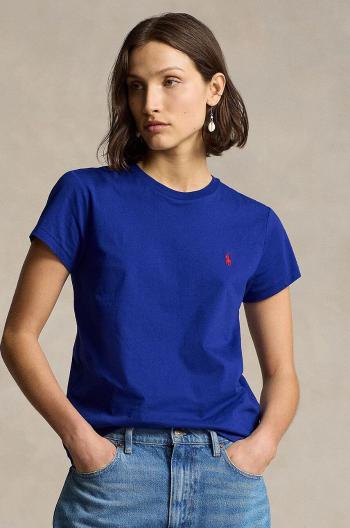 Bavlněné tričko Polo Ralph Lauren tyrkysová barva, 211898698