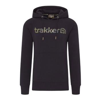 Trakker Rybářská Mikina CR Logo Hoody Black Camo - S