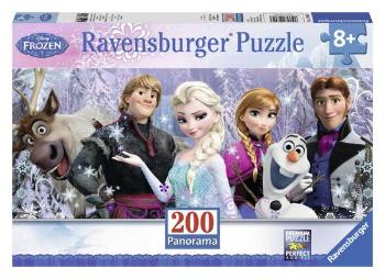 RAVENSBURGER Panoramatické puzzle Ledové království: Věčná zima XXL 200 dílků
