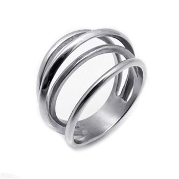 Šperky4U Prsten chirurgická ocel - velikost 60 - OPR1867-60