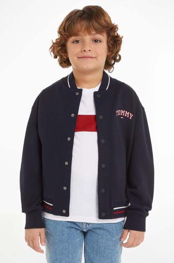 Dětská bomber bunda Tommy Hilfiger tmavomodrá barva, KS0KS00570