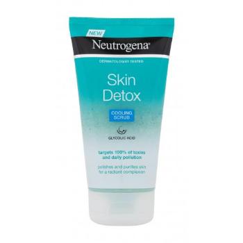 Neutrogena Skin Detox Cooling Scrub 150 ml peeling pro ženy na všechny typy pleti; na rozjasnění pleti