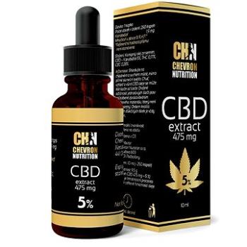 Chevron Nutrition CBD Konopný olej 5 % 475 mg 10 ml (8594198960779)