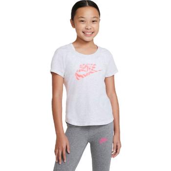 Nike NSW TEE SCOOP RTL Dívčí tričko, bílá, velikost L