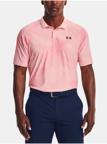 Tričko Under Armour UA Iso-Chill Afterburn Polo - růžová