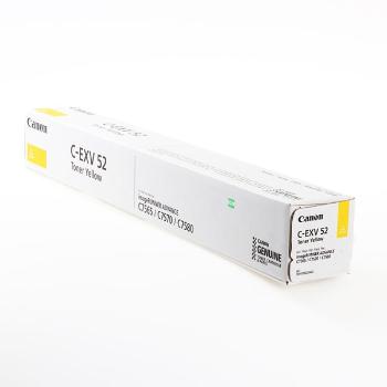 CANON CEXV-52 Y - originální toner, žlutý, 66500 stran